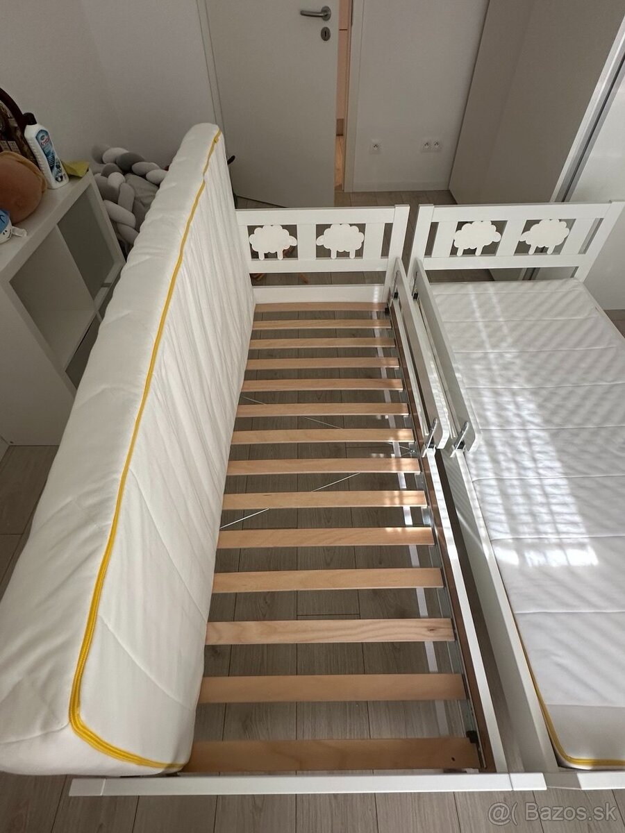 Detská posteľ IKEA KRITTER 70x160 cm + matrac - 7