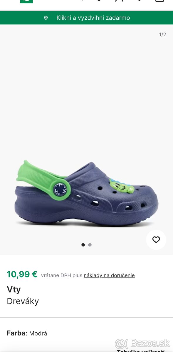 Predám Puma tenisky veľkosť 21 a 22 + darujem vty kroksy - 7