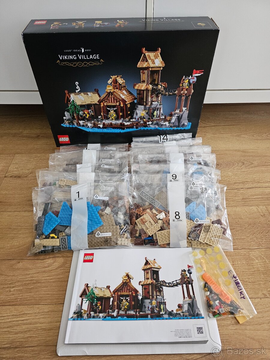 LEGO Ideas 21343 a LEGO Creator 31132 Vikingská loď a morský - 7