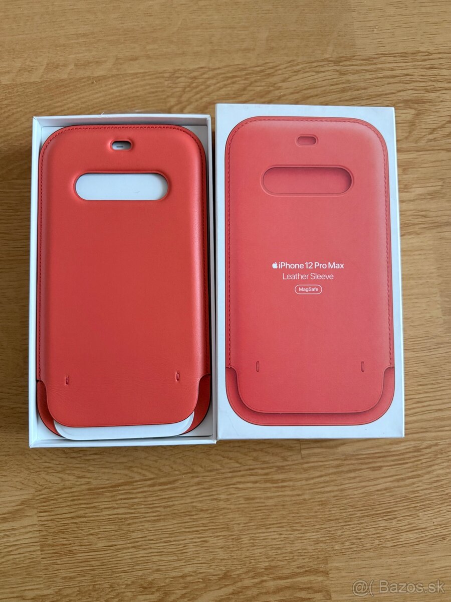 Kryt na mobil - iPhone 12 Pro Max Leather Sleeve MagSafe - 7