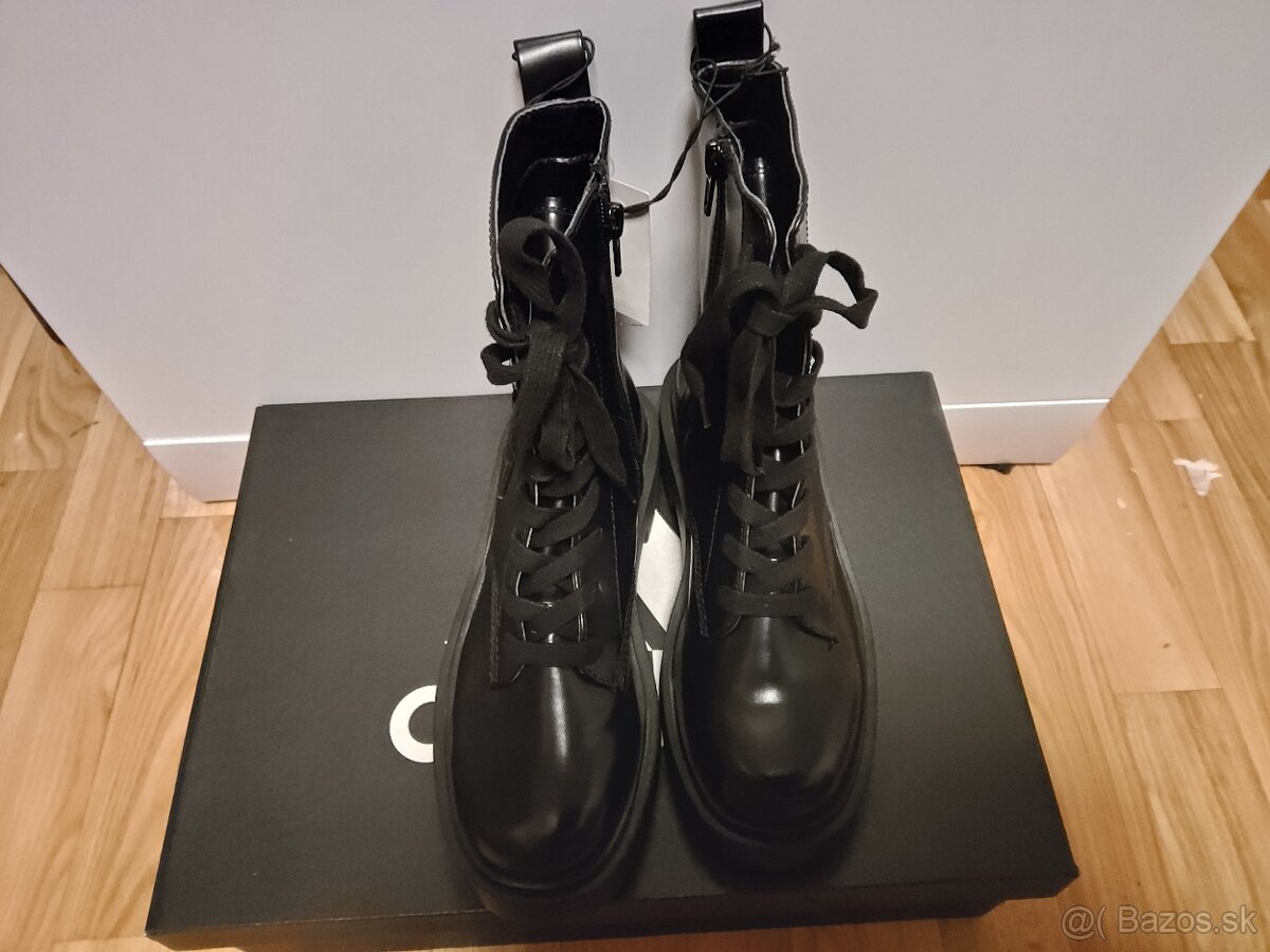 Nové nenosené Vyššie topanky na Zimu H&M č.36 - 12 Eur - 7