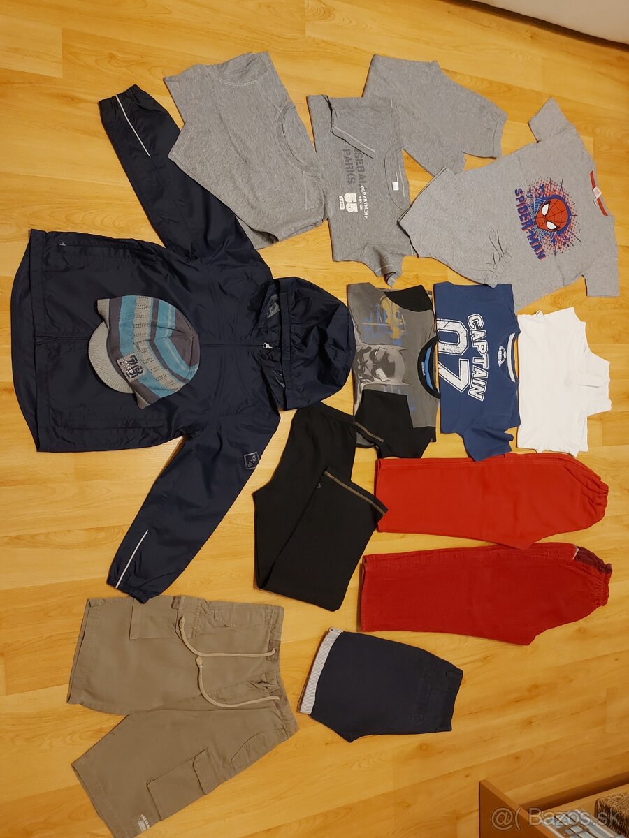 Vesta + Bunda chlapčenská, detská 122 - 7