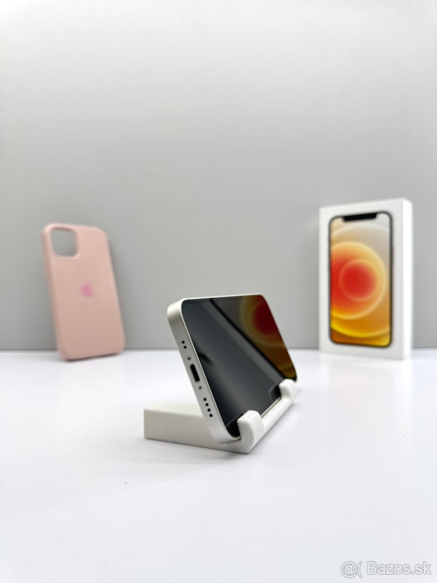iPhone 12 MINI 128GB WHITE TOP STAV BATÉRIA 100%+APPLE KRYT - 7