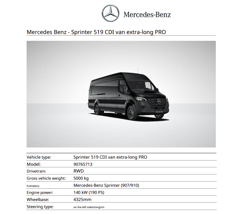 Mercedes-Benz Sprinter 519 CDI Extra-Long PRO - 7