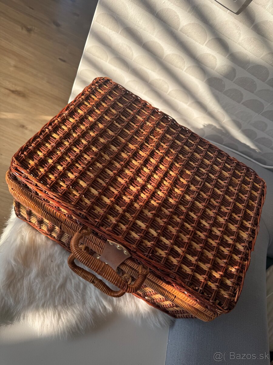 Ratanový piknikový kôš - 7