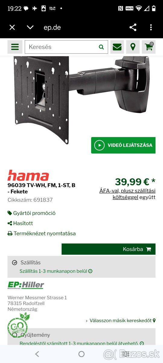 Držiak ma TV Hama - 7