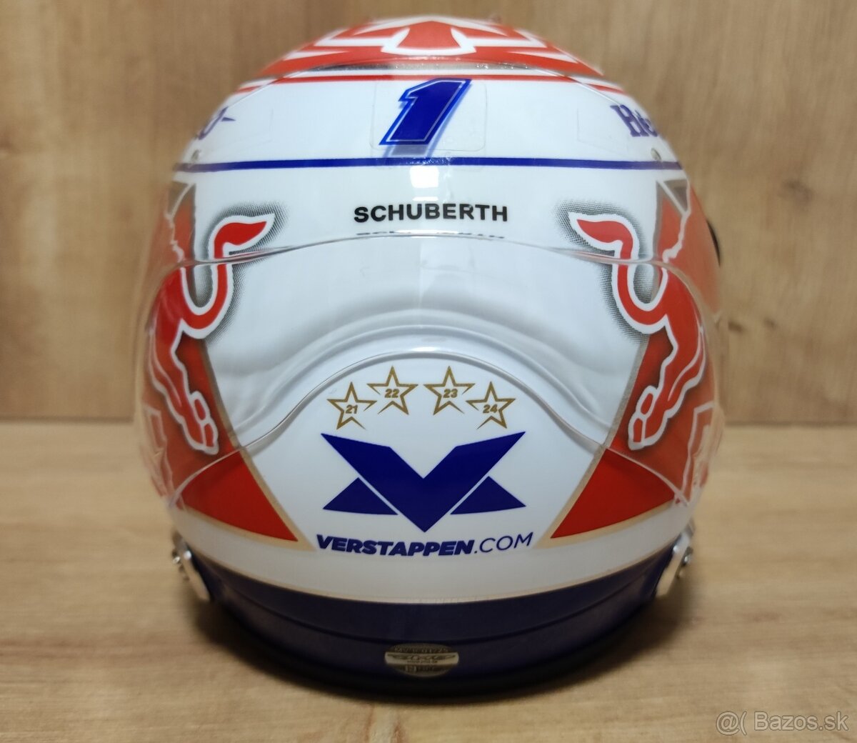 Max Verstappen - 2025 sezonna helma 1:2 + podpis karta - 7
