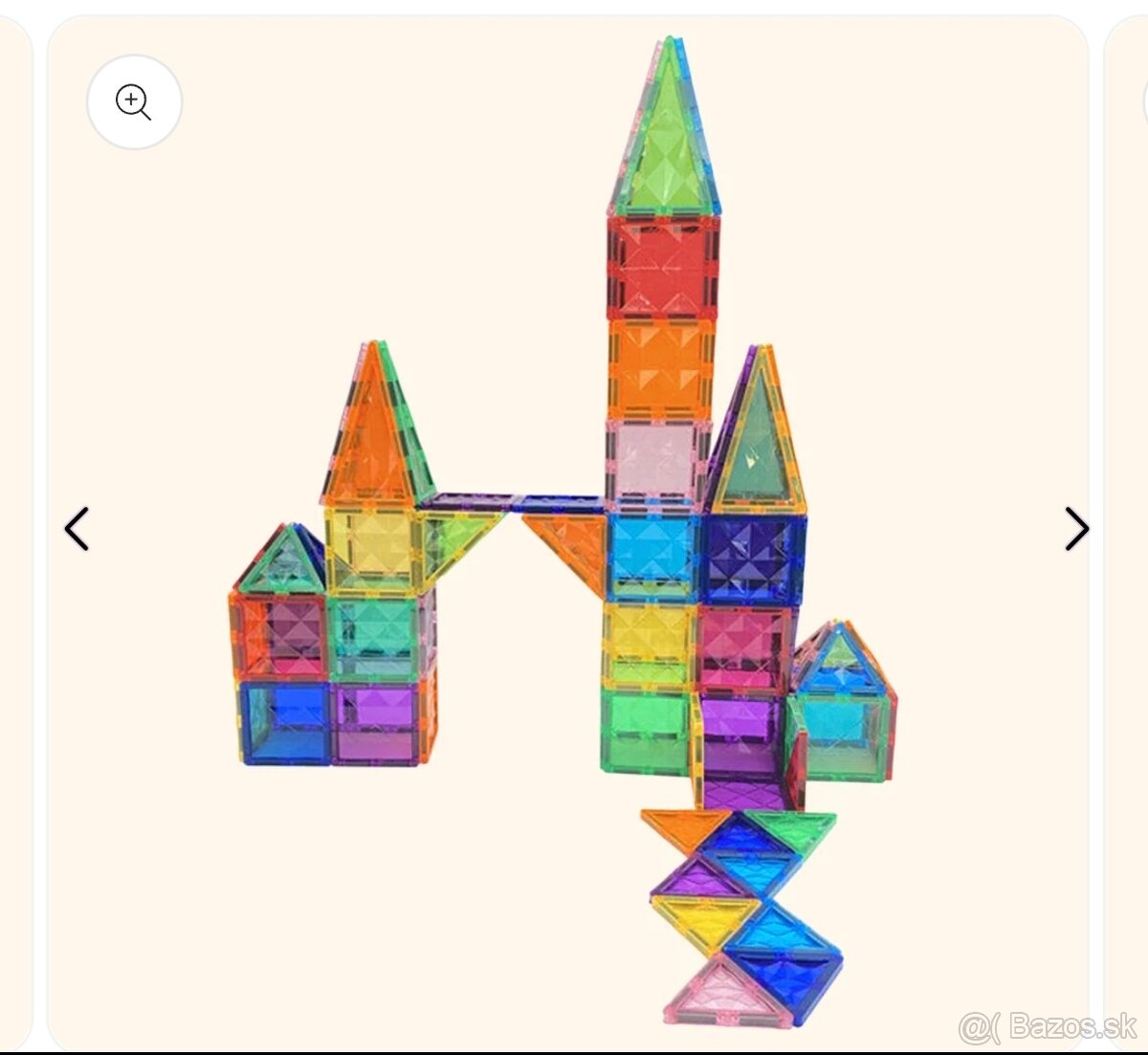 Magnetická stavebnica 100 kusov nová colormag packeta v cene - 7