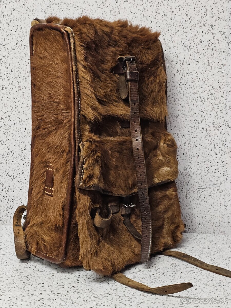 Unikátny starožitný batoh Švajčiarskej armády z roku 1927 - 7