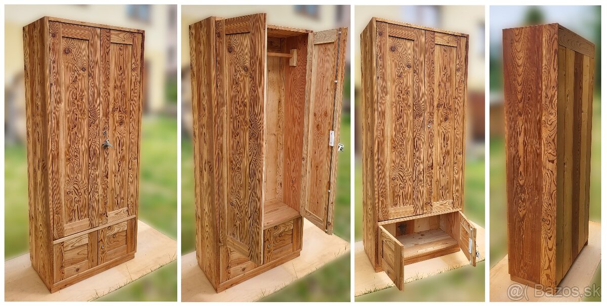 Masívne skrine z červeného smreku. - 7