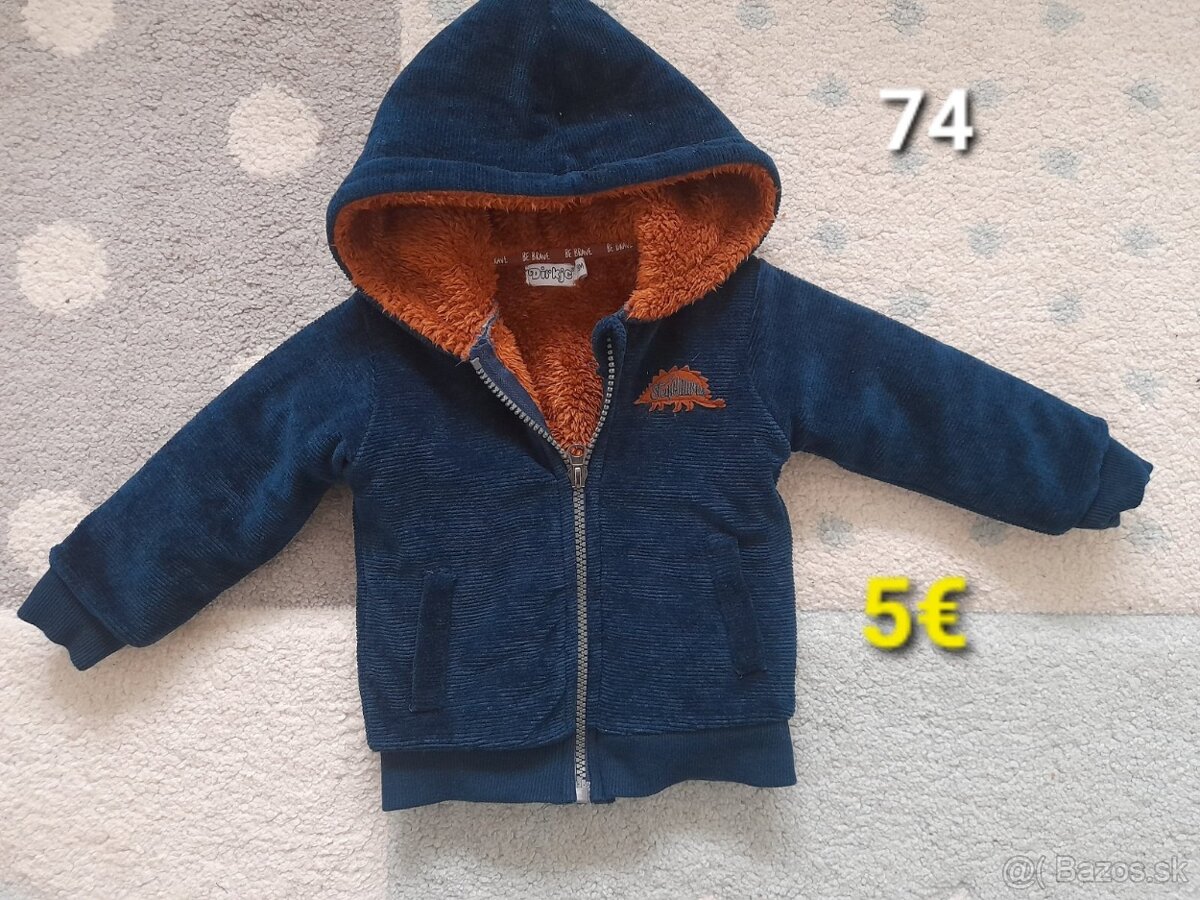 Chlapcenska prechodna bunda a vesta 74 - 7