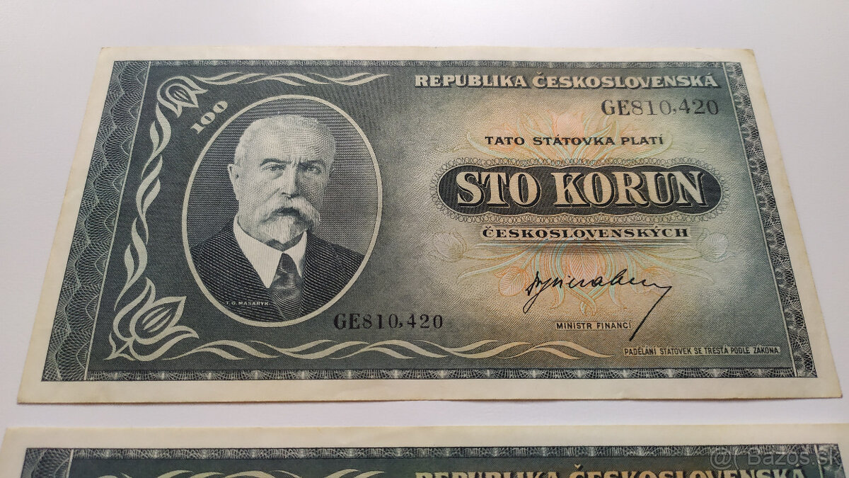 100 Kčs 1945 neperforované - 7