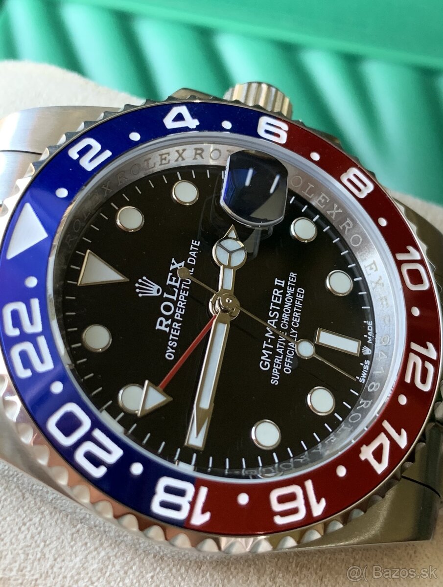 Rolex GMT-Master II PEPSI, Nové, 40mm, Červeno-modré - 7