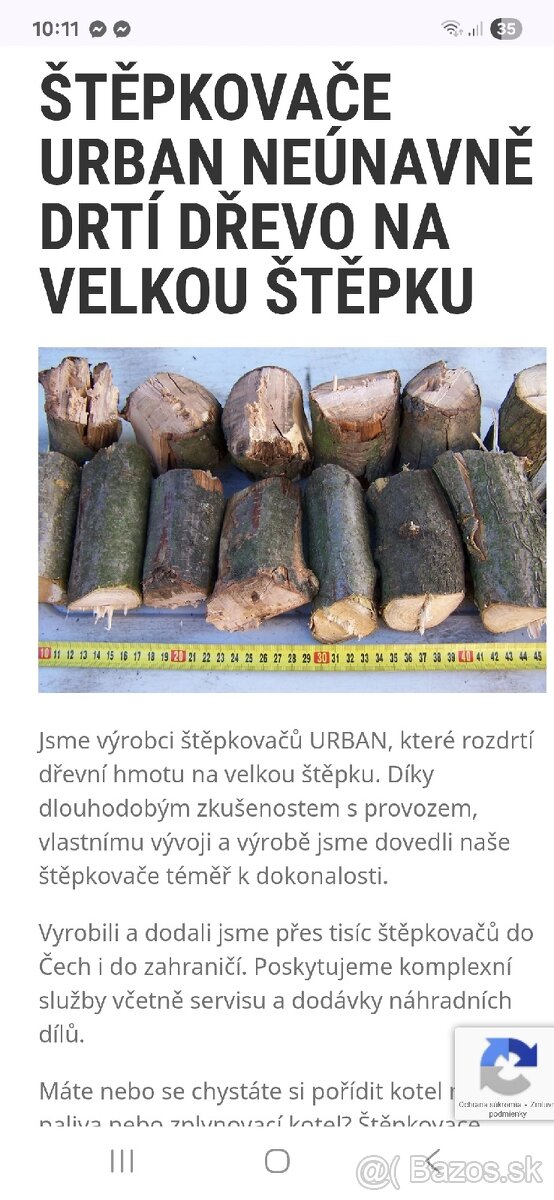 Štiepkovač-špalikovač s dvojitim vrecovanim - 7