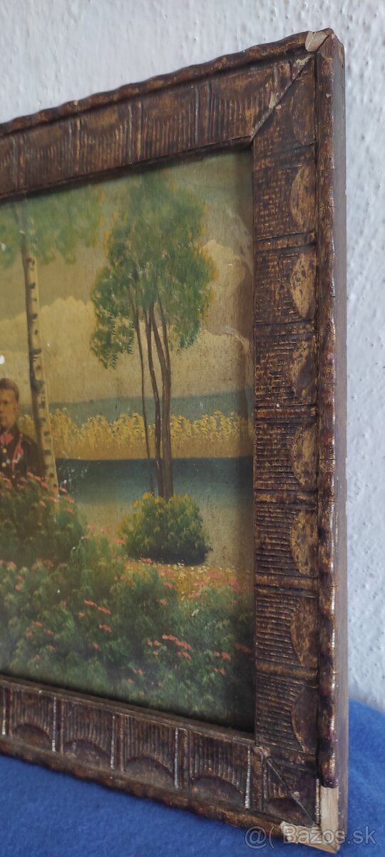 Predám starožitný obraz vojenský 1. svetová vojna - 7