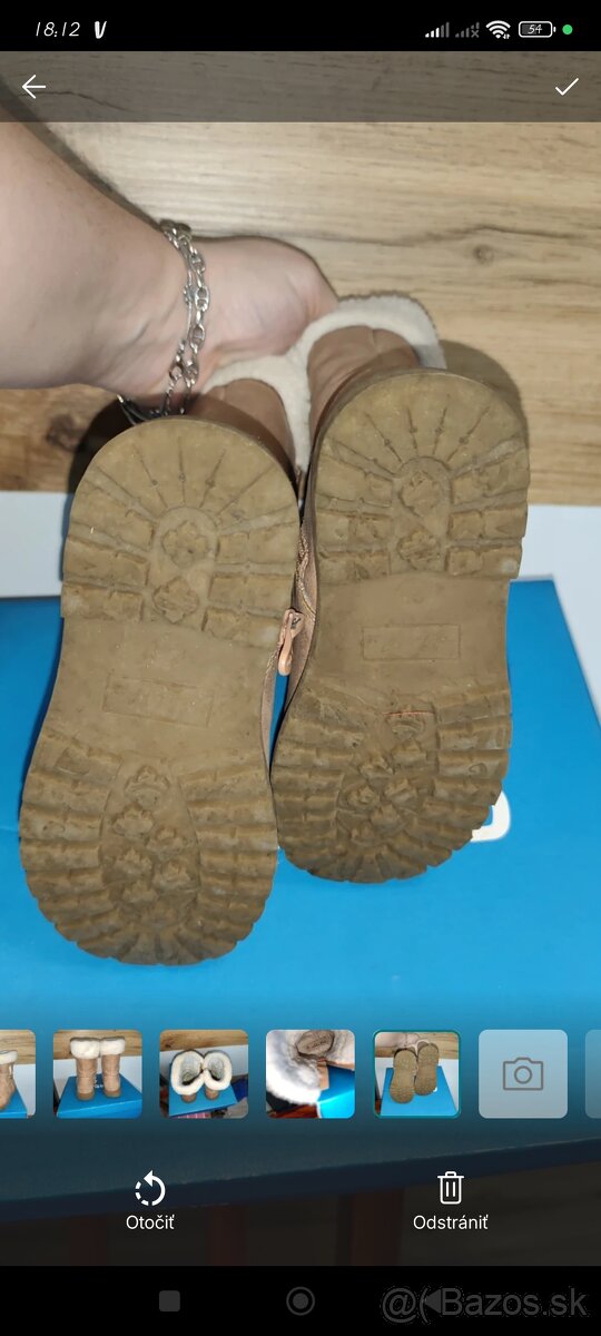 dievčenské zateplené čižmy - 7