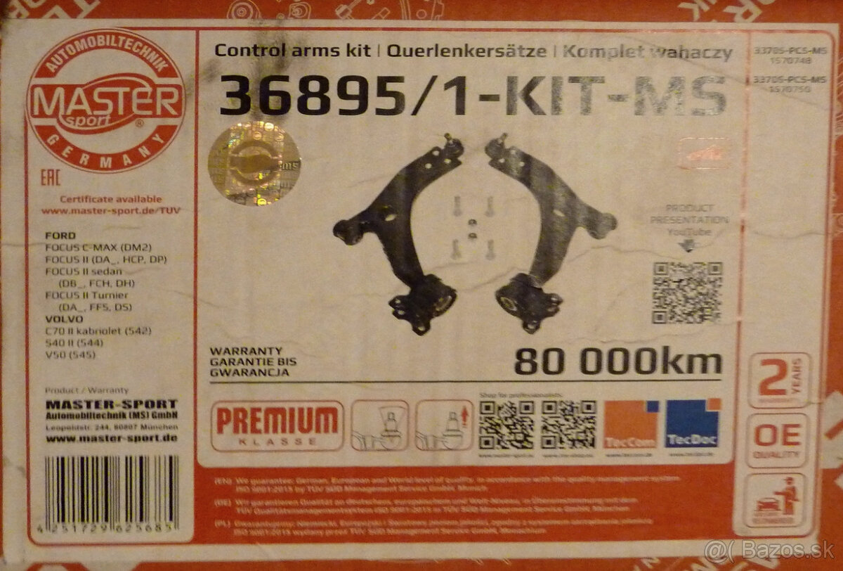 FORD sada ramien MASTER-SPORT Germany predna naprava - 7