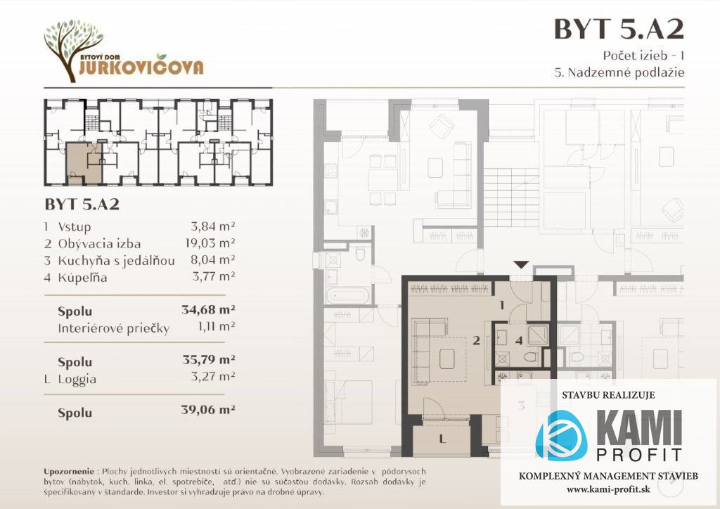 Jurkovičova Nitra – Budúce bývanie v Nitre – moderný 1-izbák - 7