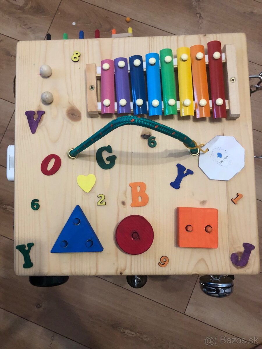 Montessori drevené kocky – masívne drevo, ručná práca, od 1+ - 7