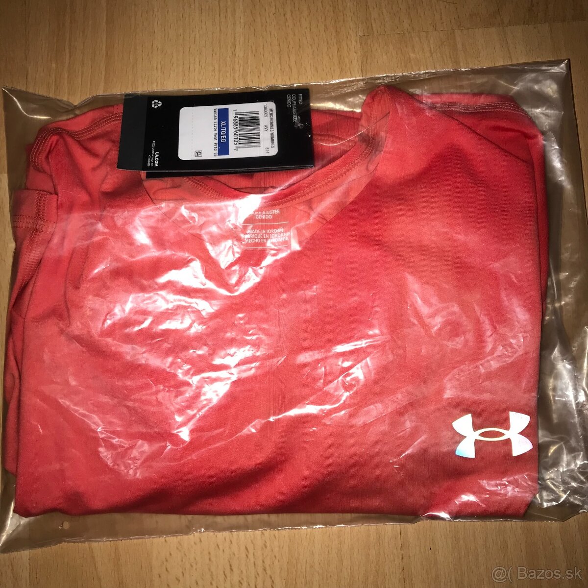ŠPORTOVÉ TRIČKO UNDER ARMOUR červené - veľ. XL (L) + darček - 7