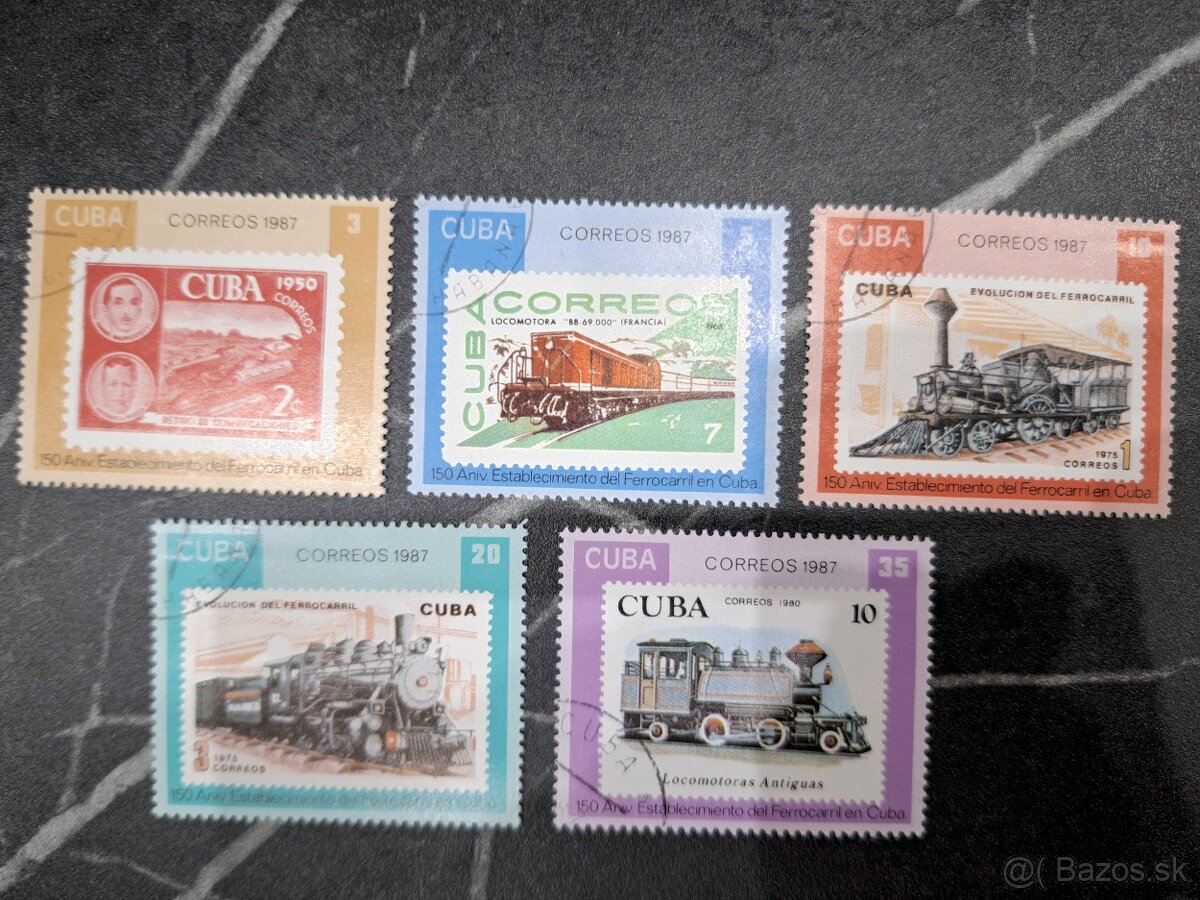 Poštové známky série - 7