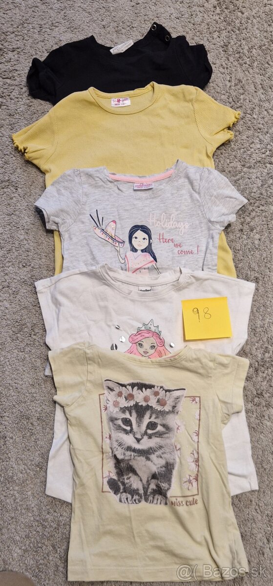 Darujem dievčenské oblečenie veľkosti prevažne 98-104 3-4 r. - 7