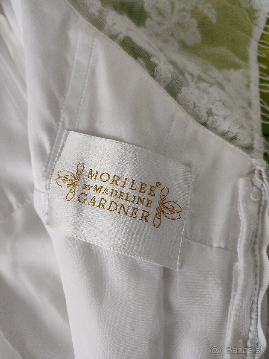 Biele svadobné šaty 42 - 7