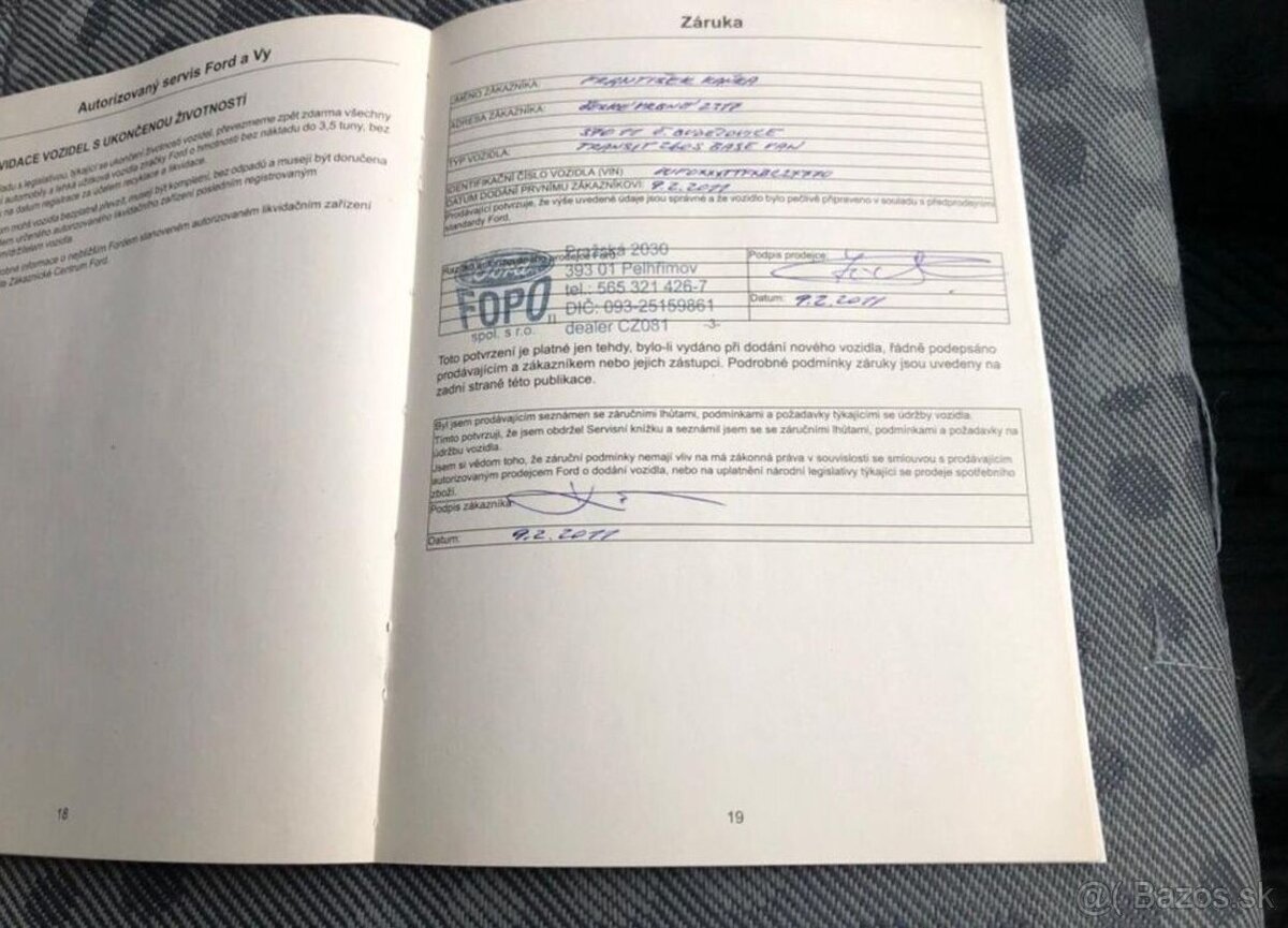 Ford Transit 2.2 TDCi nafta manuál 63 kw - 7