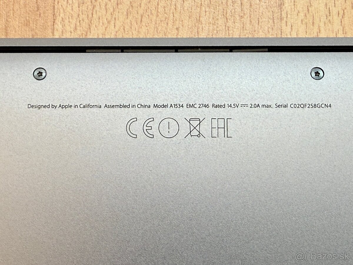 MacBook 12" 1.2GHz,2j/8GB/512GB, NOVÁ BATERKA, TOP STAV - 7