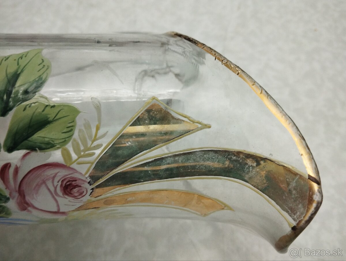 Sklenený džbán - ručná výroba - 7