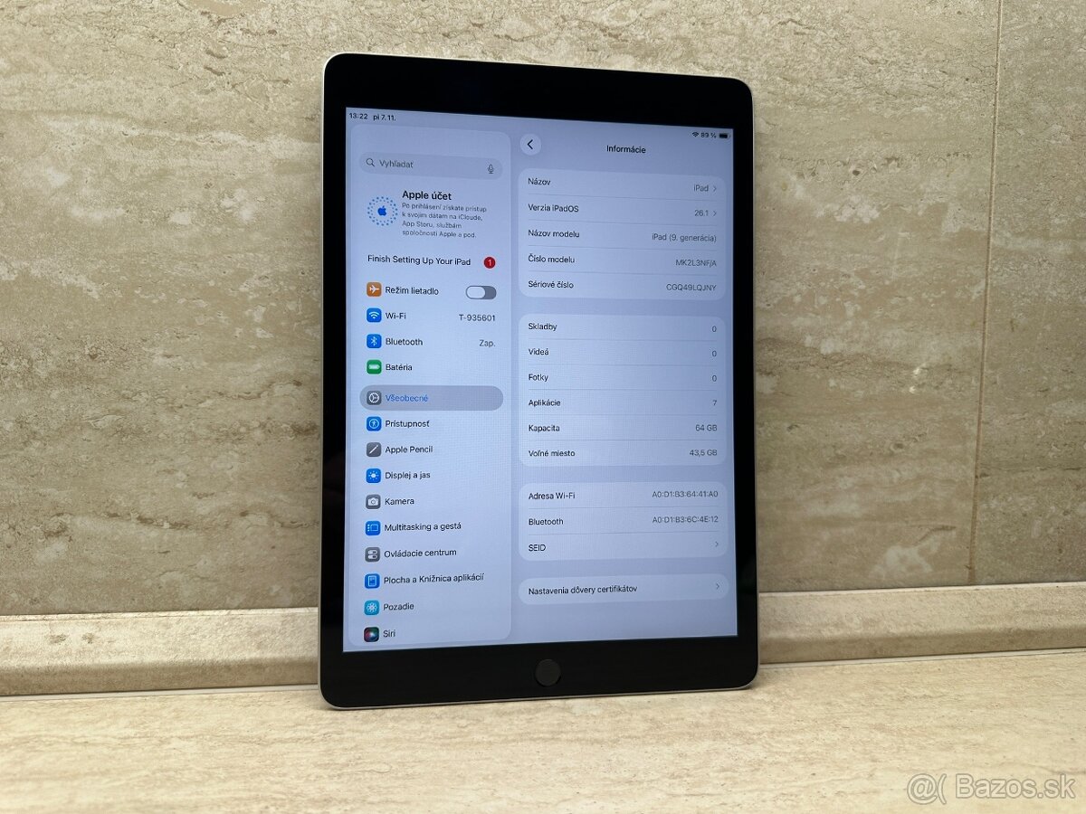 Apple iPad 10.2 (2021) 64GB Wi-Fi Silver - 7