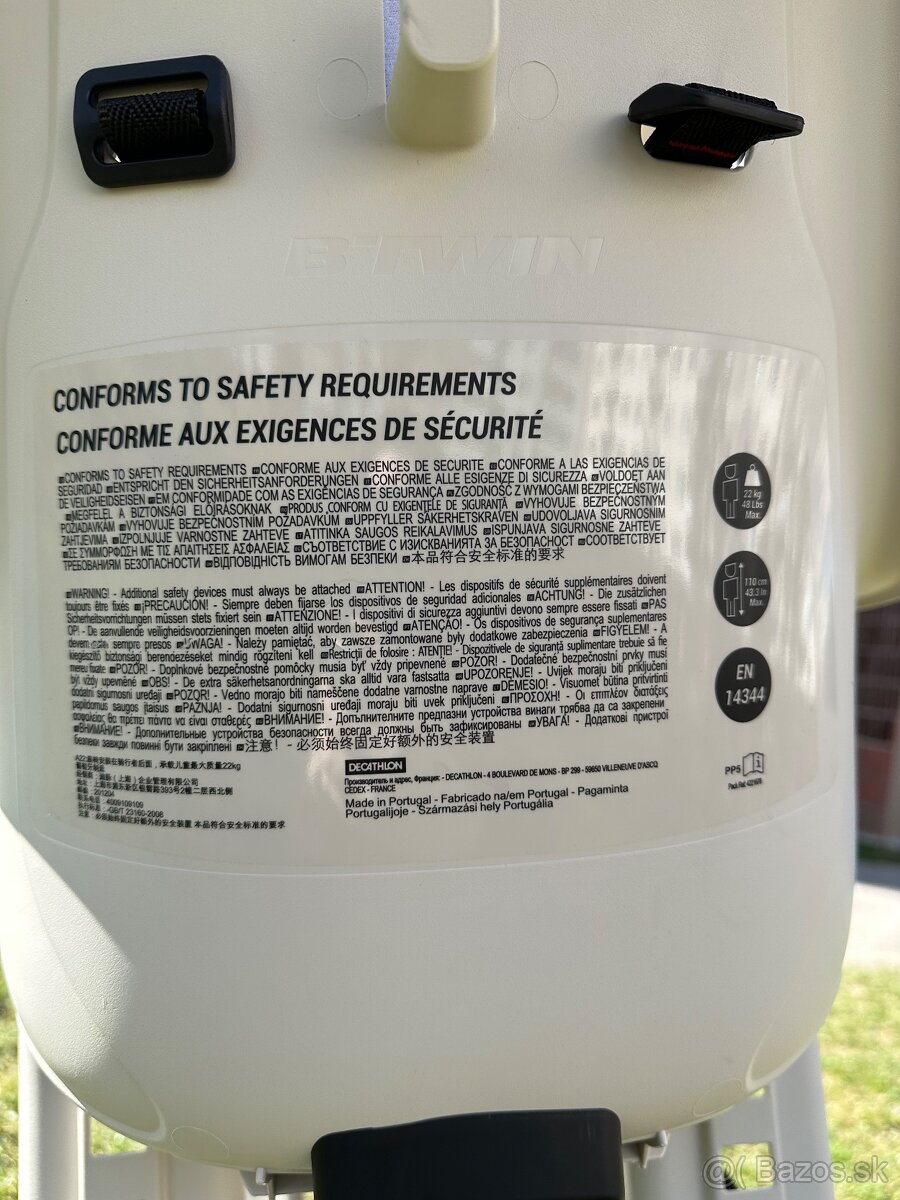 Detská sedačka B-twin na bicykl - 7