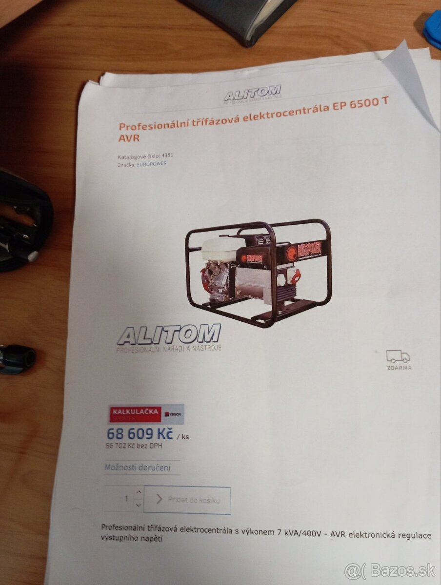 Nová Elektrocentrála EP 6500T AVR - 7