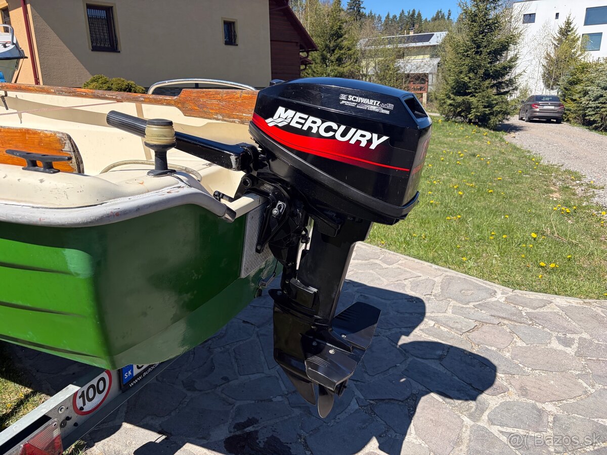 Motorovy čln s vozikom a sonarom - 7