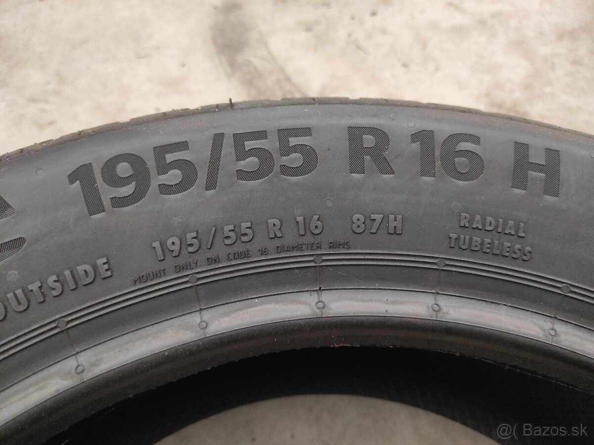 Letné pneu 195/55 R16 Continental 4ks - 7