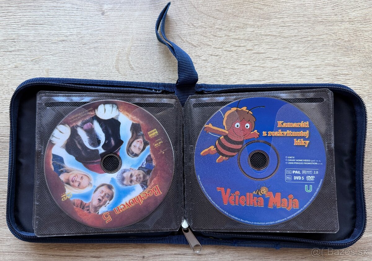 DEJA zipsový modrý obal na 24 CD/DVD+zadarmo za 7€ - 7
