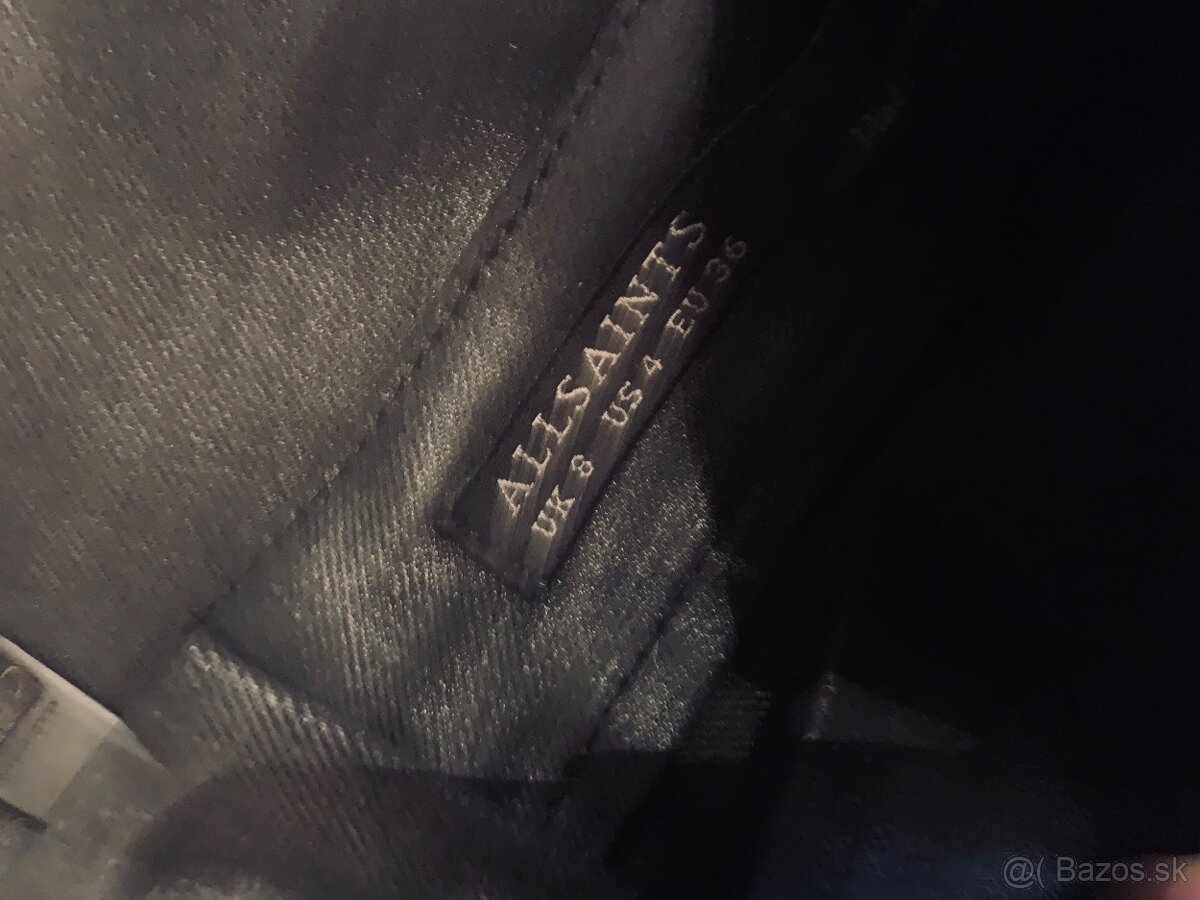 All saints metalická sukňa , veľkosť S , nová - 7