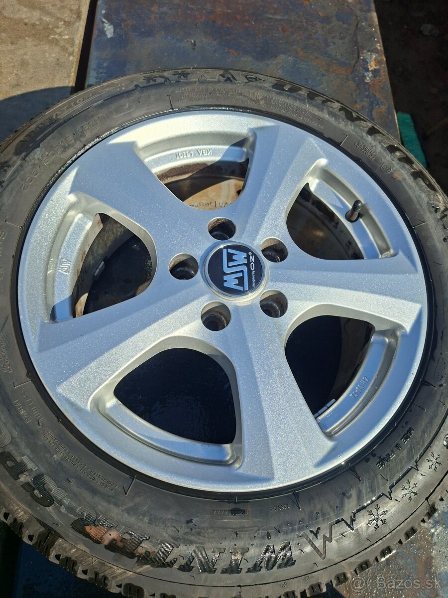 R16 Hlinikové disky Super stav - 7