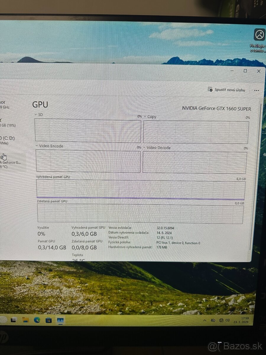 I5 - 6600K / GTX 1660Super / 16GB RAM - 7
