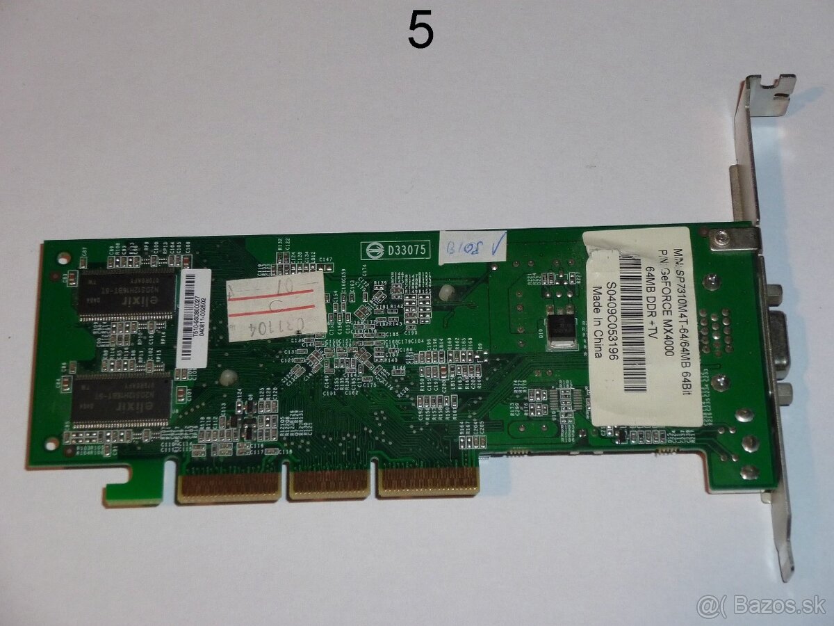 Predám AGP grafické karty - 7