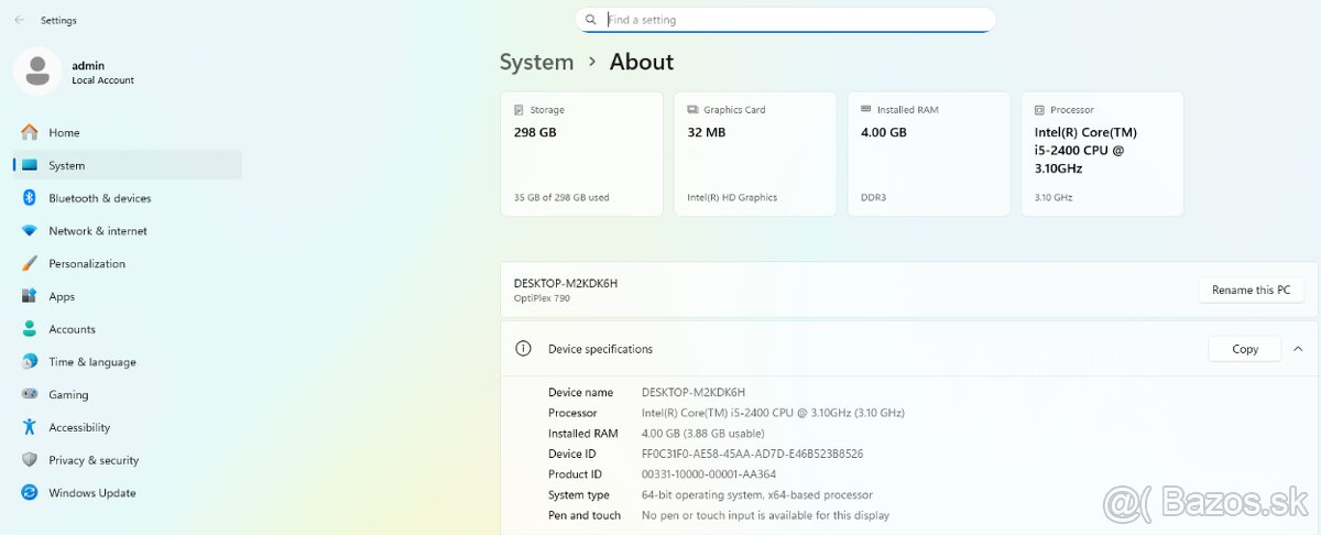 Pc Dell optiplex 790 popis - 7