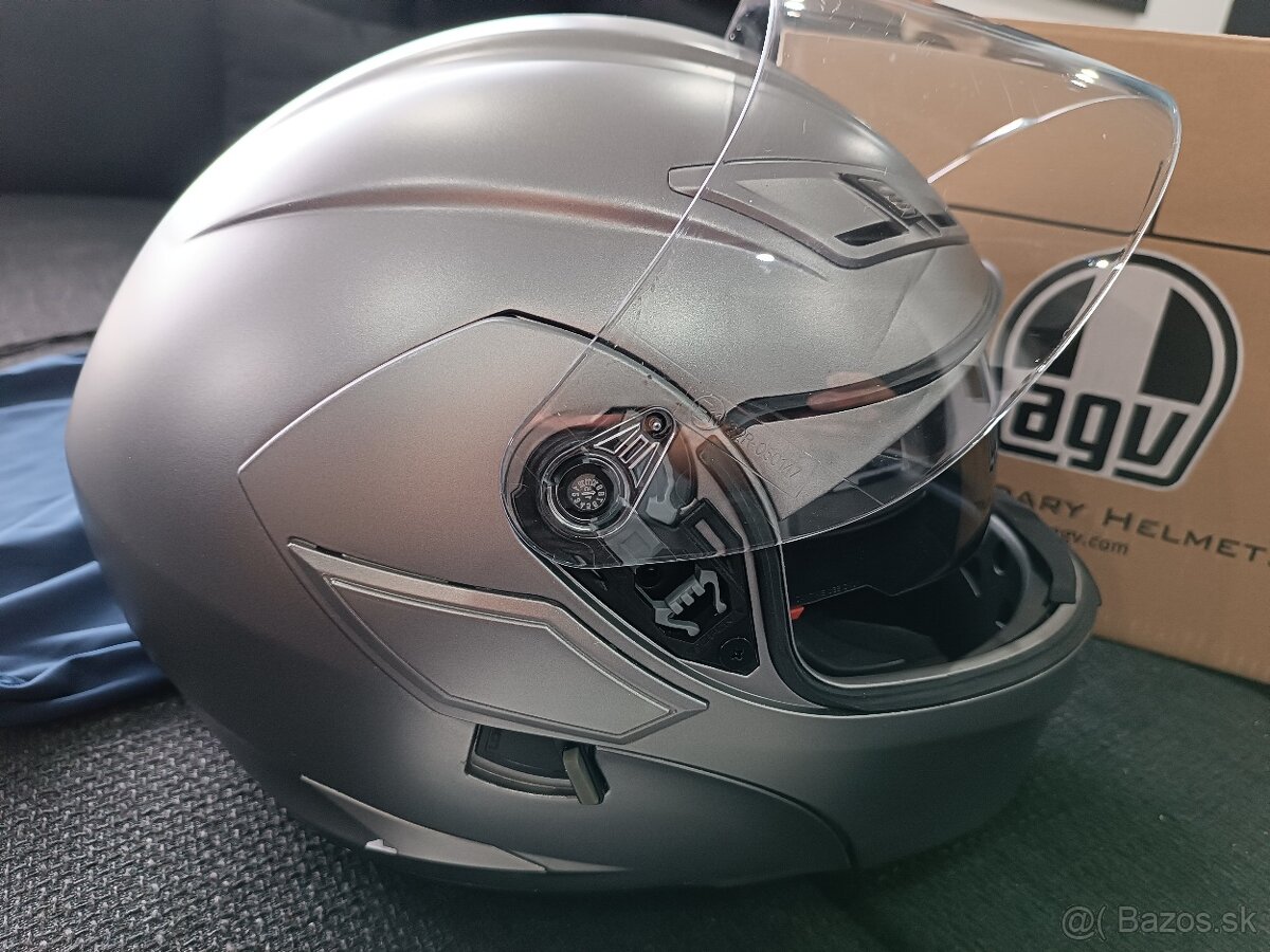 MOTO PRILBA AGV COMPACT ST E2205 - MATT GREY v.L - 7