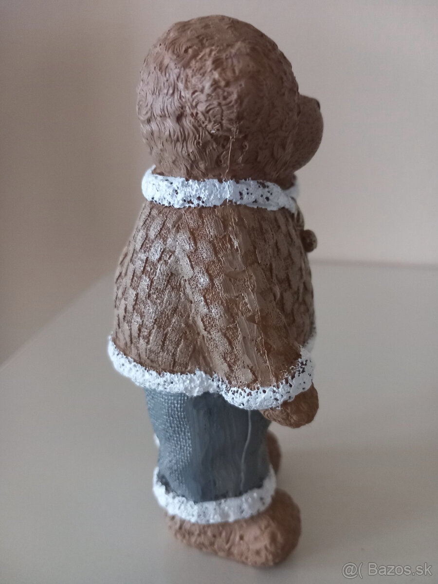 Sada 2ks stojacie keramické medvedíky - párik - 7