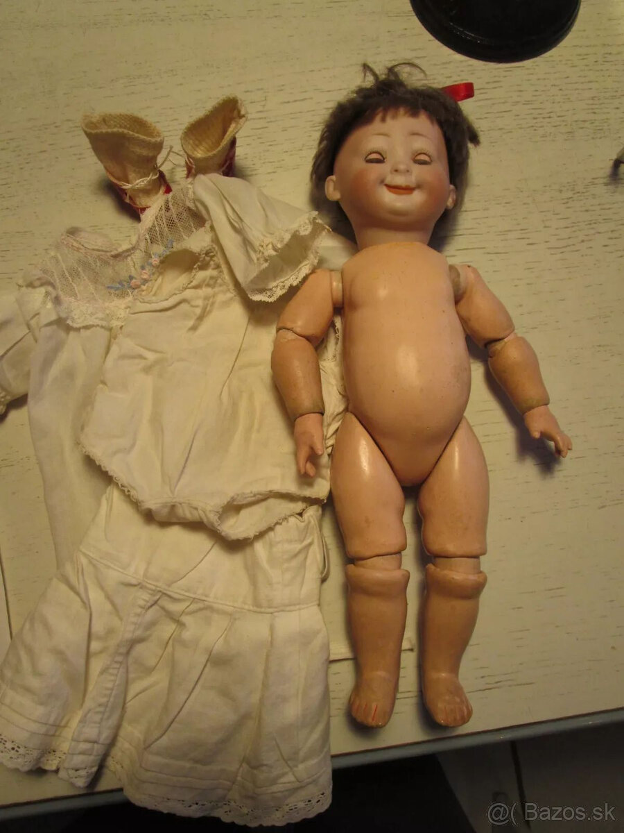 Vzácna STAROŽITNÁ porcelánová forma na bábiku 173-1 od Herte - 7