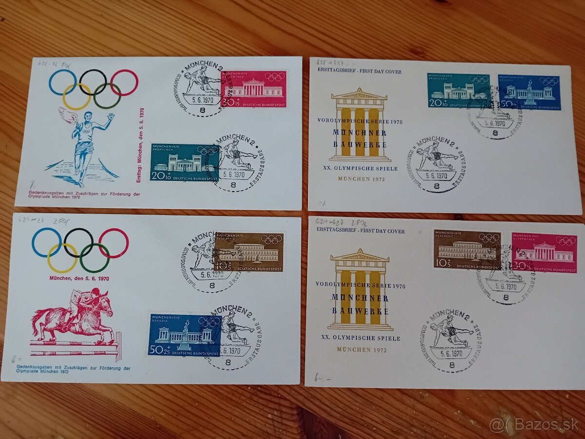 Známky FDC šport - 7