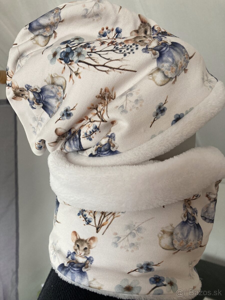 Detské čiapky- zateplené - 7