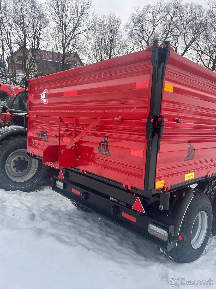 Vlečka príves za traktor 8t - 7