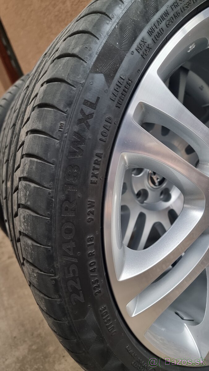 Predám letné pneumatiky Continental PremiumContact 225/40r18 - 7