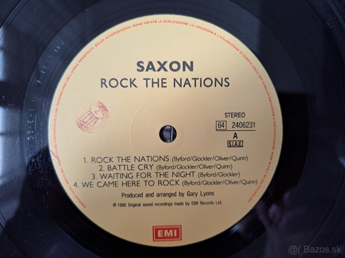 Lp SAXON - Rock The Nations - 7