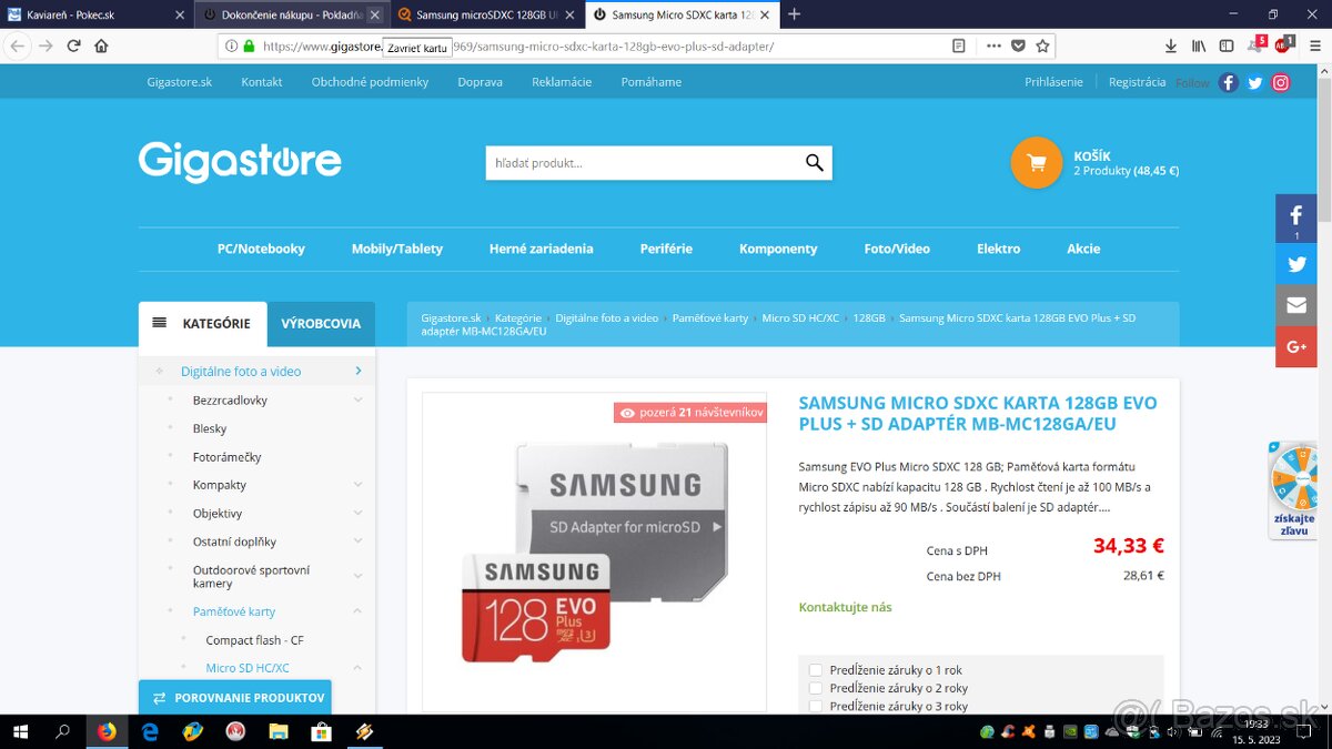 Huawei P30 lite, Nabíjačka Energizer, Micro SD karta - 7
